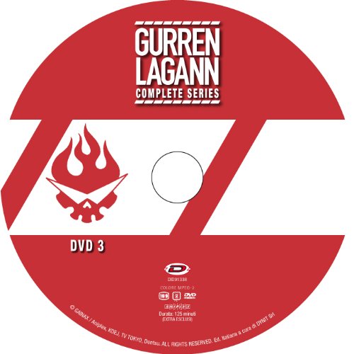Gurren Lagann (serie completa) Episodi 01-27 [4 DVDs] [IT Import], DVD