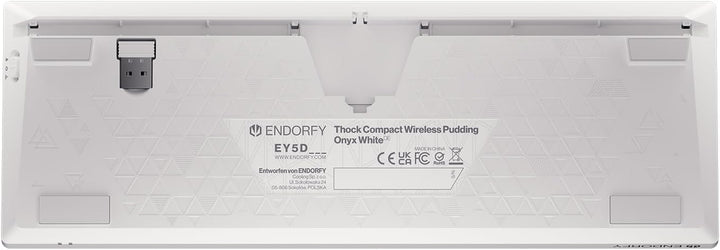 ENDORFY Thock Compact Wireless DE Kailh Box Black Onyx White Pudding, Kompakte, Mechanische Switches