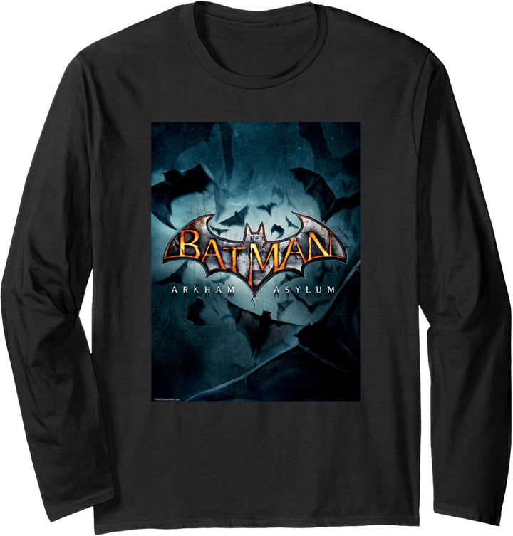 Batman: Arkham Asylum Bats Langarmshirt