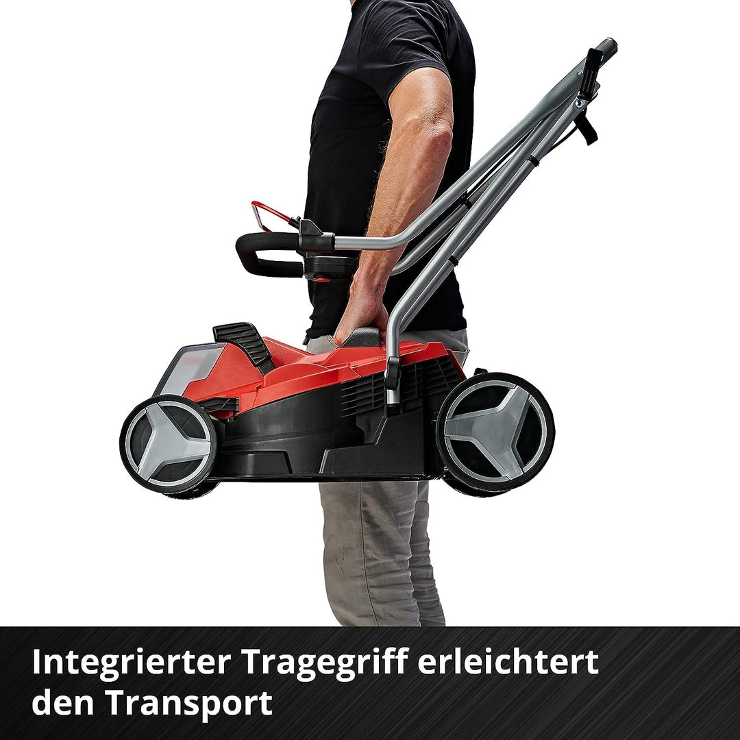 Einhell Akku-Rasenmäher GE-CM 18/33 Li Kit Power X-Change (18 V, 33 cm Schnittbreite, bis 200 m², Br