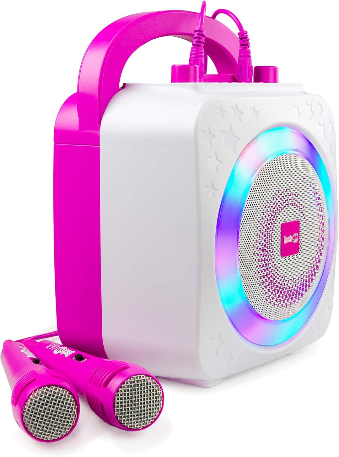 RockJam Ring Bluetooth Karaoke Machine with Two Mics