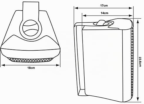 E-Lektron EWL5P Stereo passiv Lautsprecher Paar inkl. Wandhalter für innen und aussen - 5" 125W - Sc