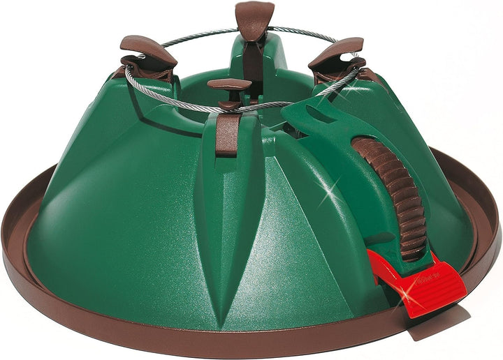 Christbaumständer NIKO Klick Fix mit Roll-Mechanik und Kindersicherung für Bäume bis 200cm