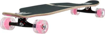 FunTomia Longboard mit 3 Flex Stufen Drop Through Cruiser Komplettboard Mach1 Speed Kugellager T-Too