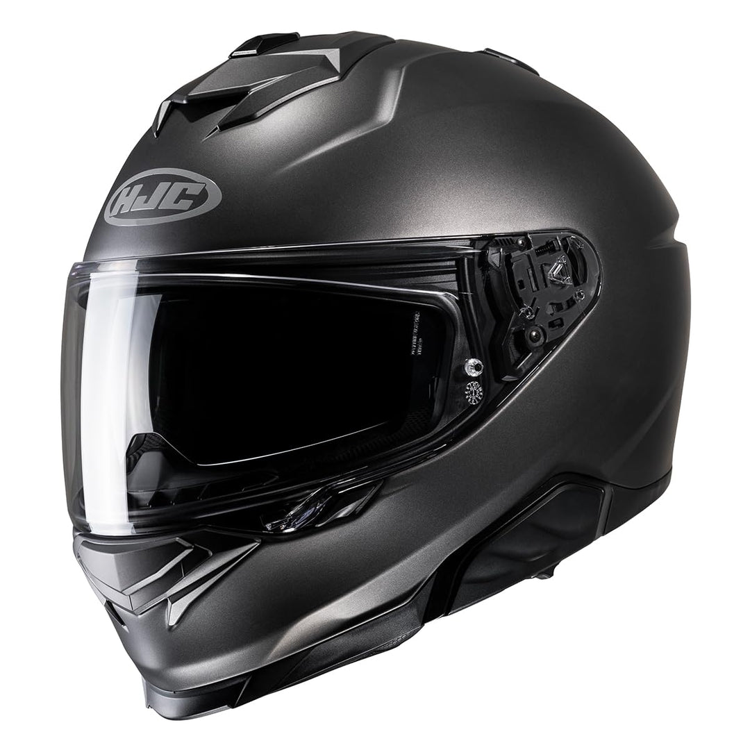 HJC, integralhelme motorrad I71 semi flat titanium, M