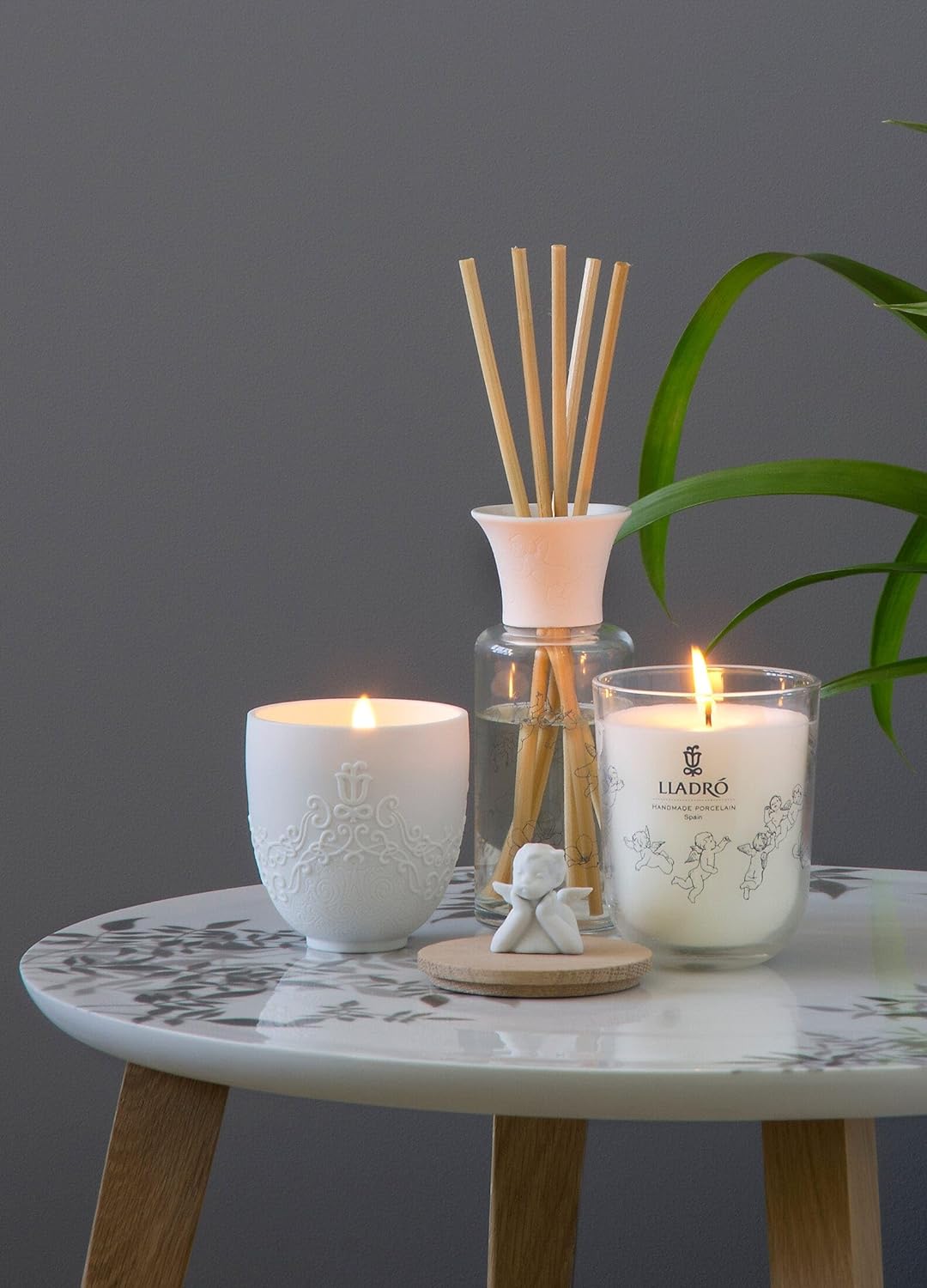 LLADRÓ Missing You Candle. Mediterranean Beach Scent. Kerze. Porzellan.