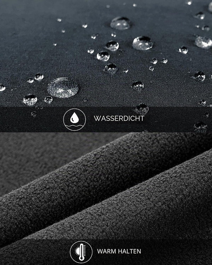 33,000ft Weste Herren Outdoor Wasserdichte Softshell Ärmellose Jacke Bodywarmer Fleece Weste Full Zi