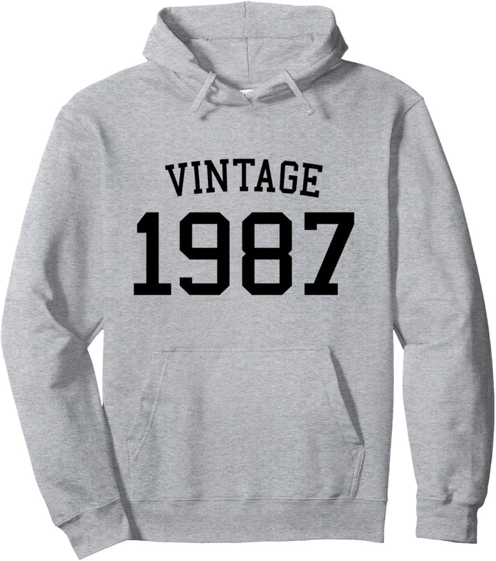 35. Geburtstag, Vintage 1987, für Damen und Herren, 35 Jahre alt Pullover Hoodie
