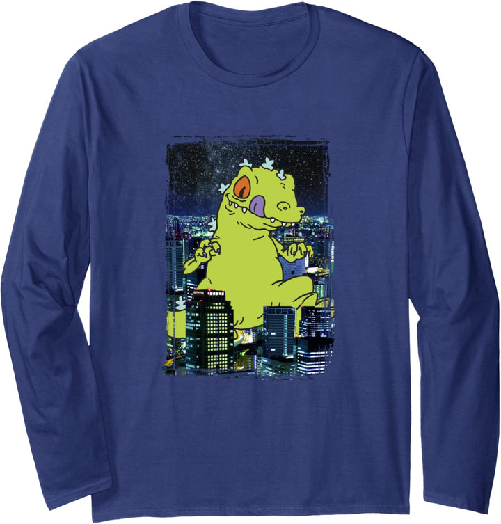 Rugrats Reptar In The City Photoreal Langarmshirt