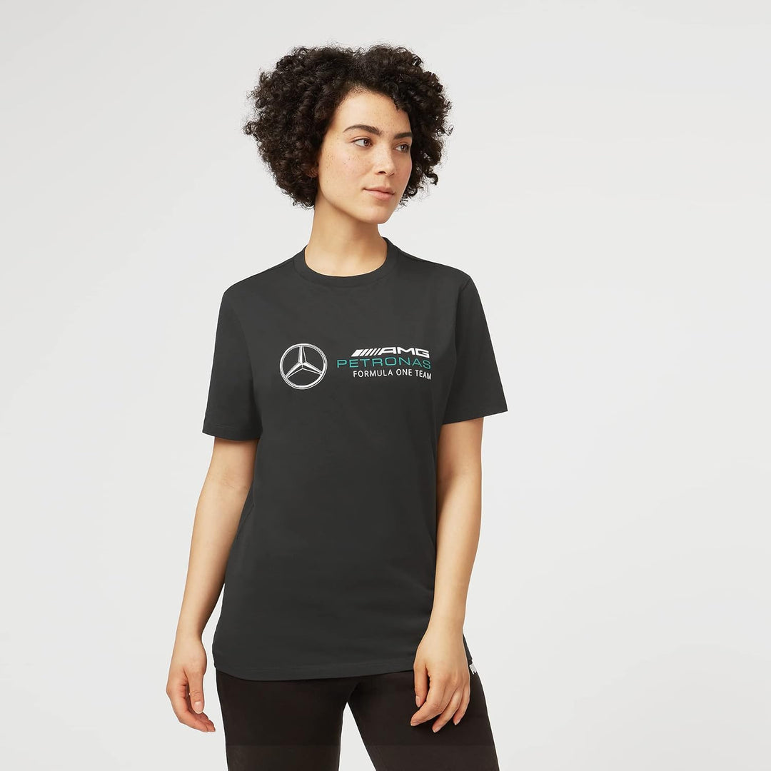Mercedes AMG Petronas Formel 1 Team - Offizieller Formel 1 Merchandise - Grosses Logo T-Shirt XXS Sc