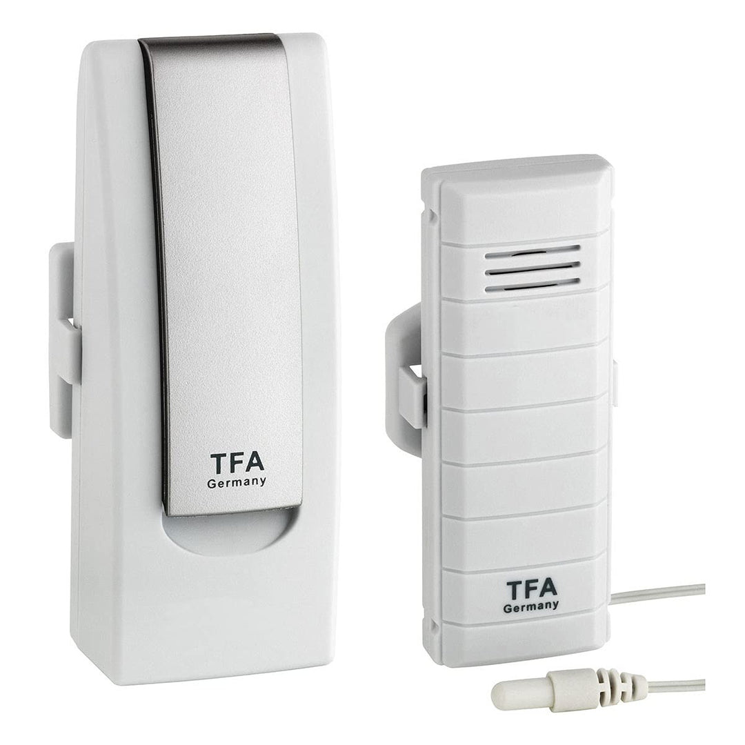 TFA Dostmann Weatherhub Starter-Set, mit Temperatursender, mit wasserfestem Kabelfühler, SmartHome,