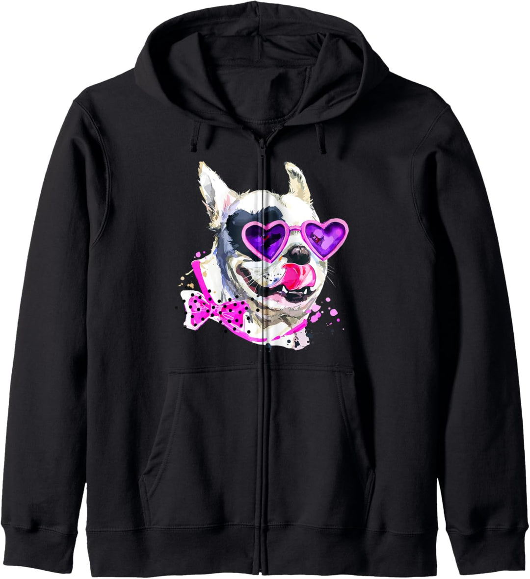 Hund, handgemalter Hund Kapuzenjacke