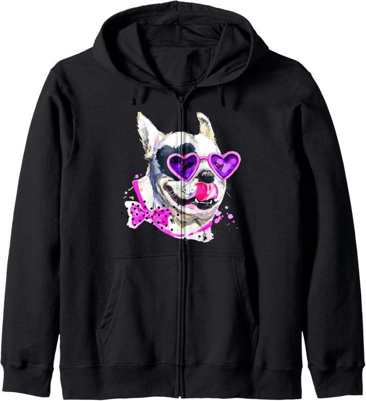 Hund, handgemalter Hund Kapuzenjacke