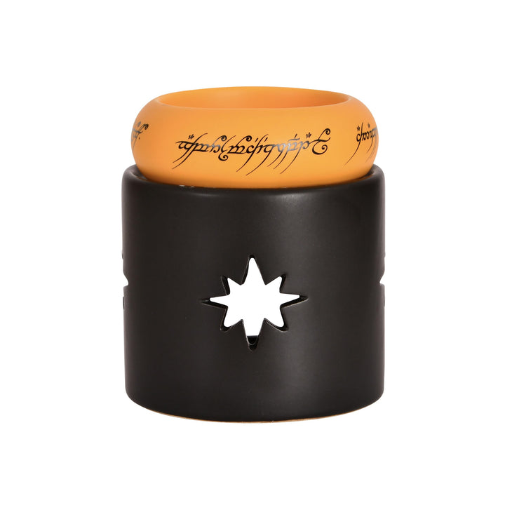 Elbenwald Herr der Ringe Duftlampe im Der Eine Ring Design 2-teilig 9 x 10,5 x 9 cm aus Steingut sch
