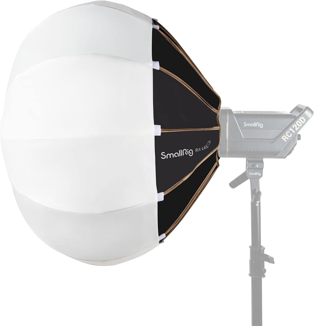 SMALLRIG Laternen Softbox 60cm/26 Zoll, Bowens Mount Softbox mit Klettverschluss Flexible Barndoor T