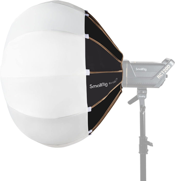 SMALLRIG Laternen Softbox 60cm/26 Zoll, Bowens Mount Softbox mit Klettverschluss Flexible Barndoor T