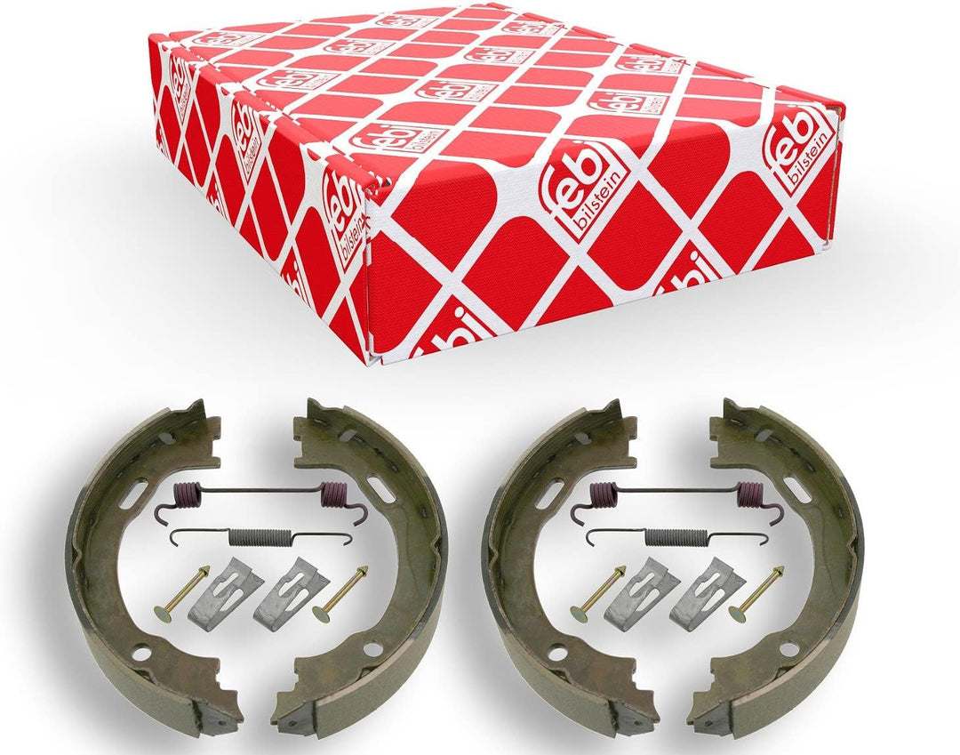 febi bilstein 23197 Bremsbackensatz für Feststellbremse, mit Anbaumaterial , 1 Stück