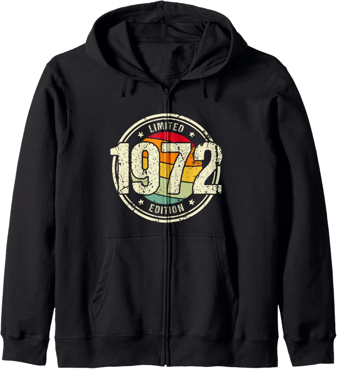 Retro 52 Jahre Jahrgang 1972 Limited Edition 52. Geburtstag Kapuzenjacke