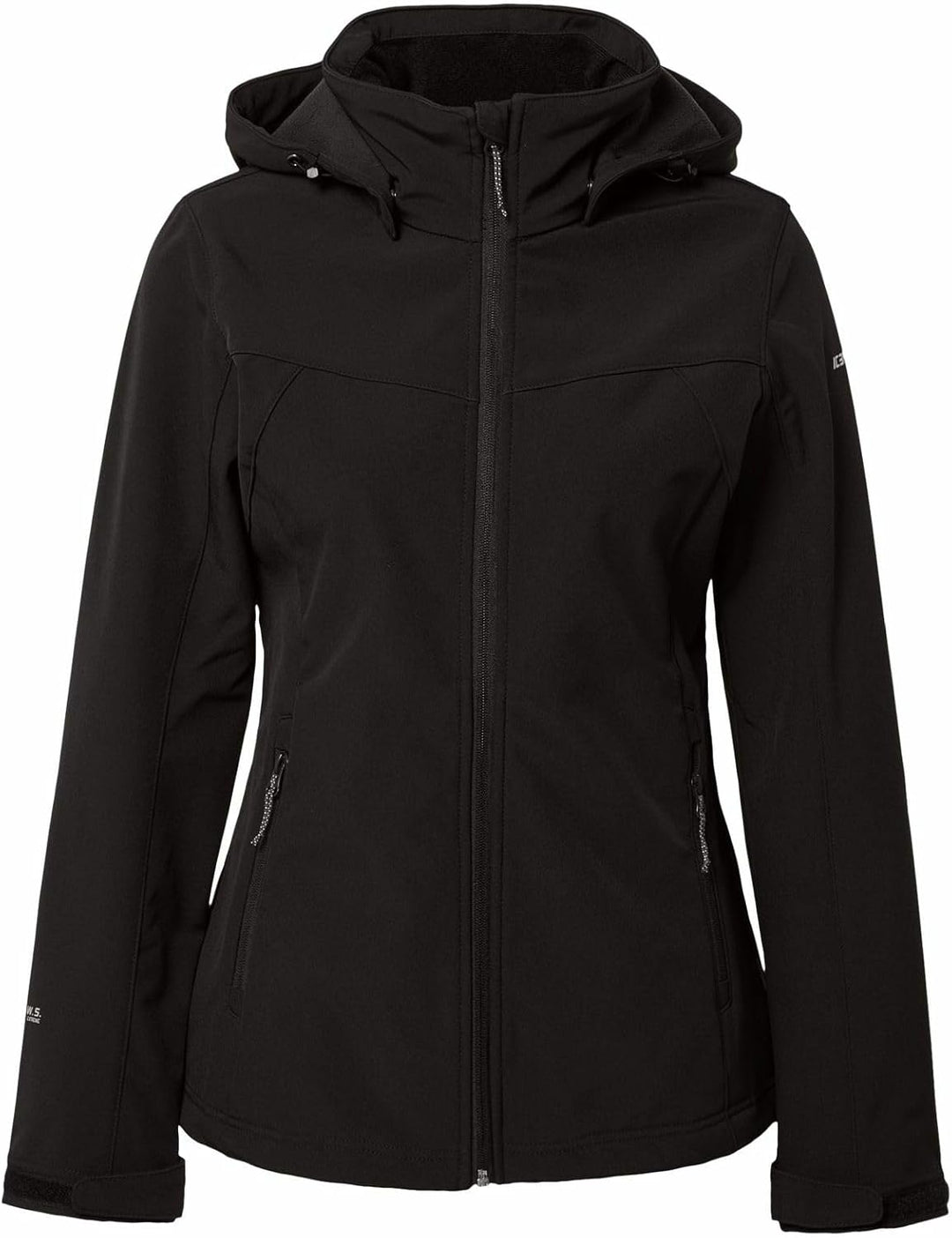 ICEPEAK Damen Brenham Shell Jacket (1er Pack) 40 Schwarz, 40 Schwarz