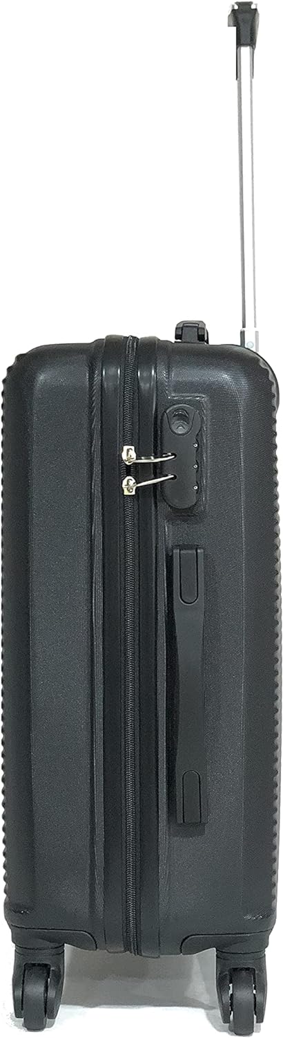 Kabine/Mittelgrosser Koffer mit oder ohne Vanity, Schwarz (5859), Cabine