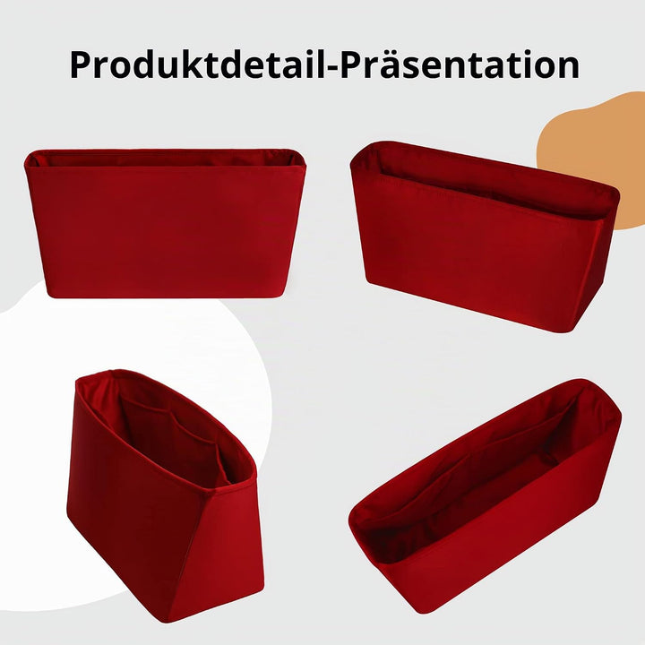 DGAZ Handtaschen Organizer Einsatz für LV Neverfull PM/MM/GM Taschen, Seide Tasche in Tasche Organiz
