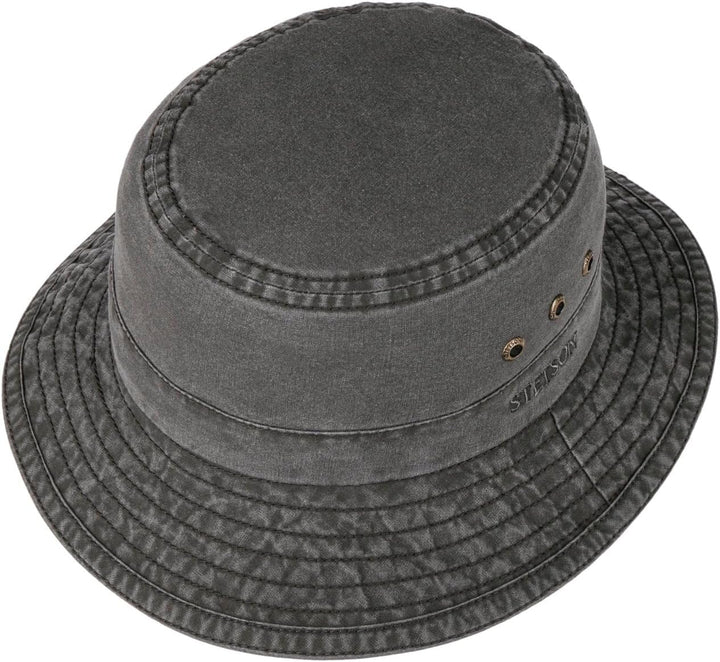 Stetson Reston Freizeithut Damen Herren Schlapphut Bio-Baumwolle Packable Baumwollhut 40-facher UV-S