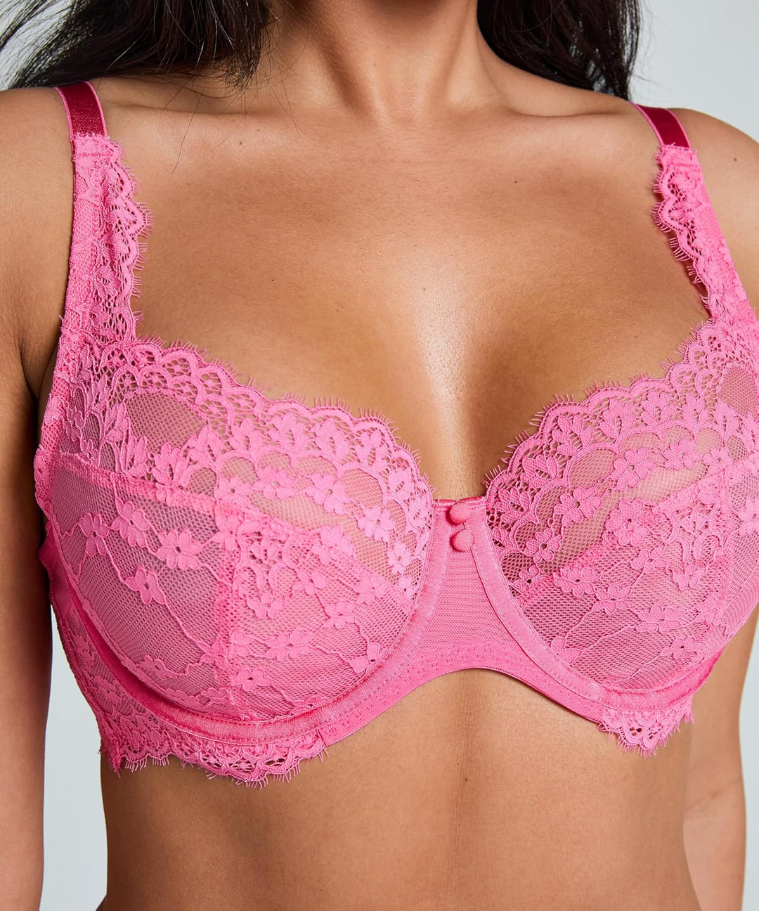Hunkemöller Unwattierter Bügel-BH Daisy 70C Sangria Sunset, 70C Sangria Sunset
