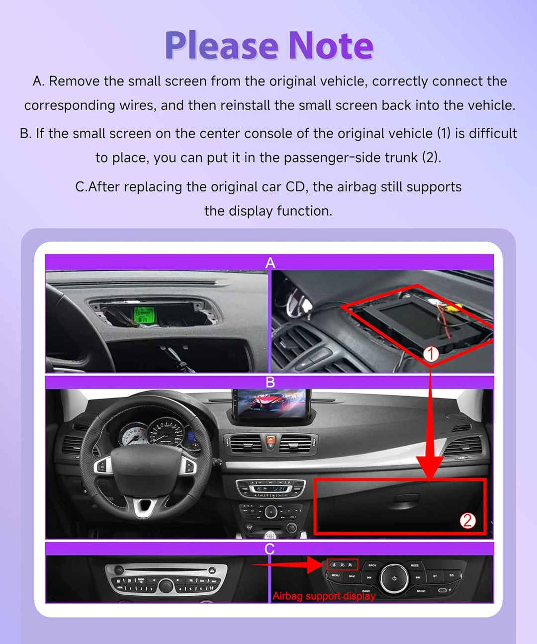Rimoody 4G+64G Android 15 Autoradio für Renault Megane 3 III 2009-2014 Wireless Carplay Android Auto