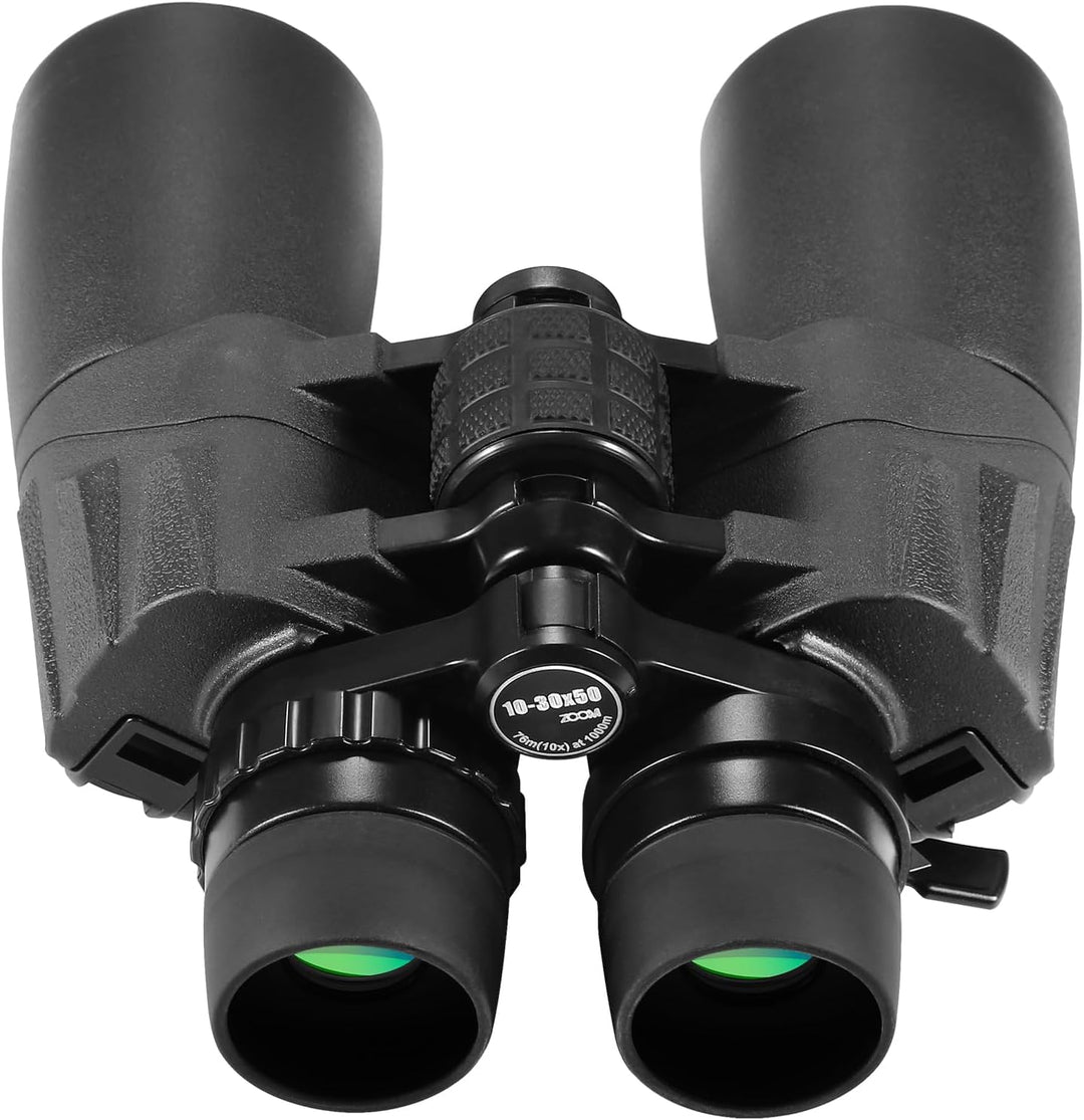 MLight 10-30x50 Zoom-Fernglas für Erwachsene, hochauflösendes Fernglas mit BAK4-Prisma, FMC-Vergütun