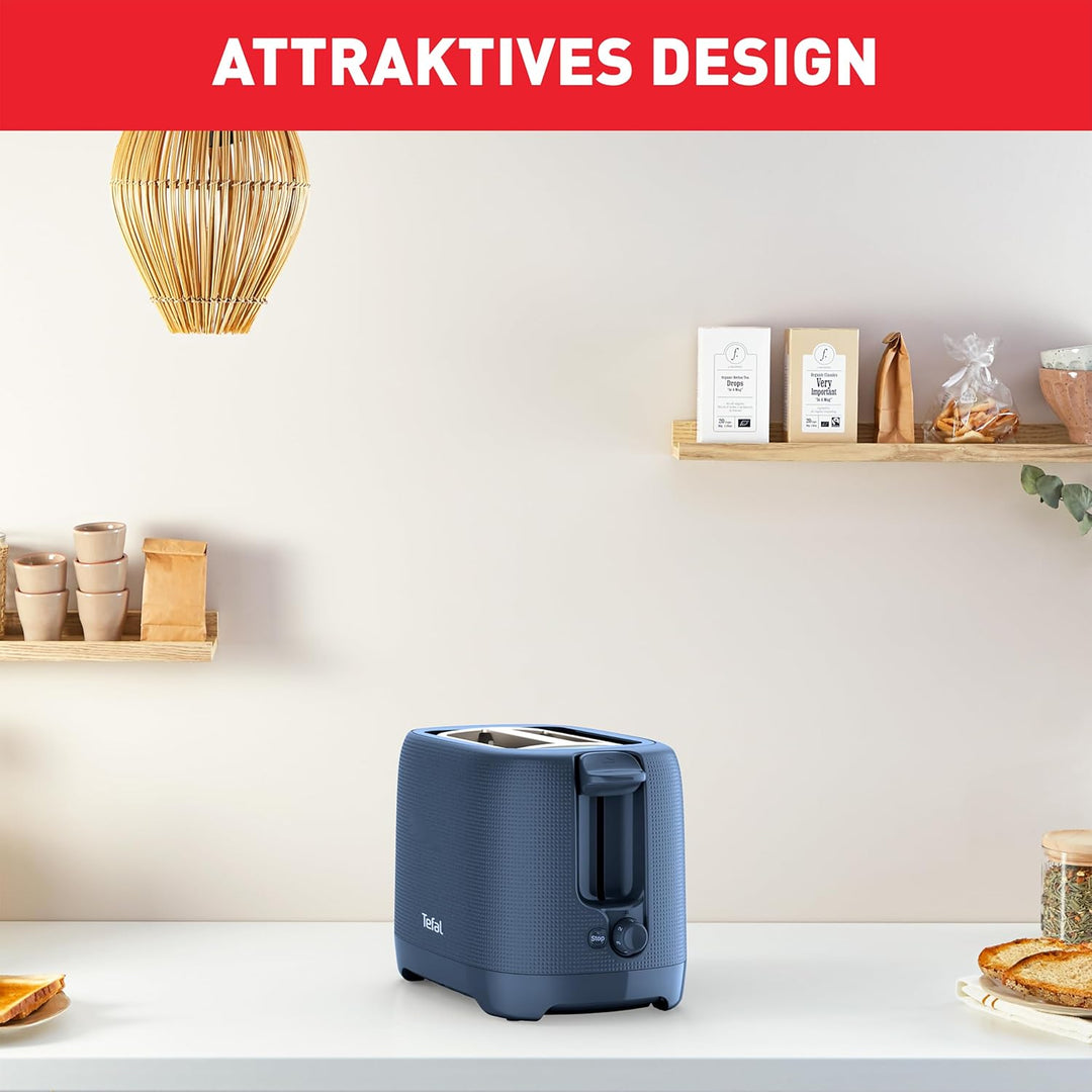 Tefal TT2M14 Morning Toaster | Doppelschlitz | elegantes Design | Brötchenaufsatz zum Aufwärmen | 7