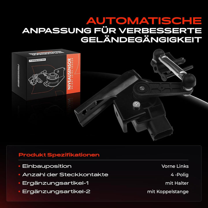 Höhensensor Niveauregulierung Vorne links für P-a-n-a-m-e-r-a 970 3.0L 3.0L 4.8L 2010-2016 970343021