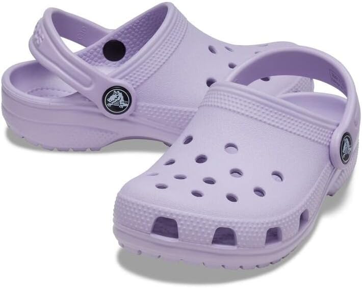 Crocs Unisex Kinder Classic Clog KidsClogs 25/26 EU Lavender, 25/26 EU Lavender