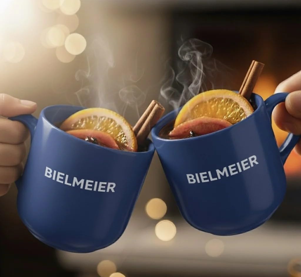 BIELMEIER Glühweinautomat 9 Liter 1000W Edelstahl Auslaufhahn 3/8 Zoll, Glühweinkocher Punschkocher