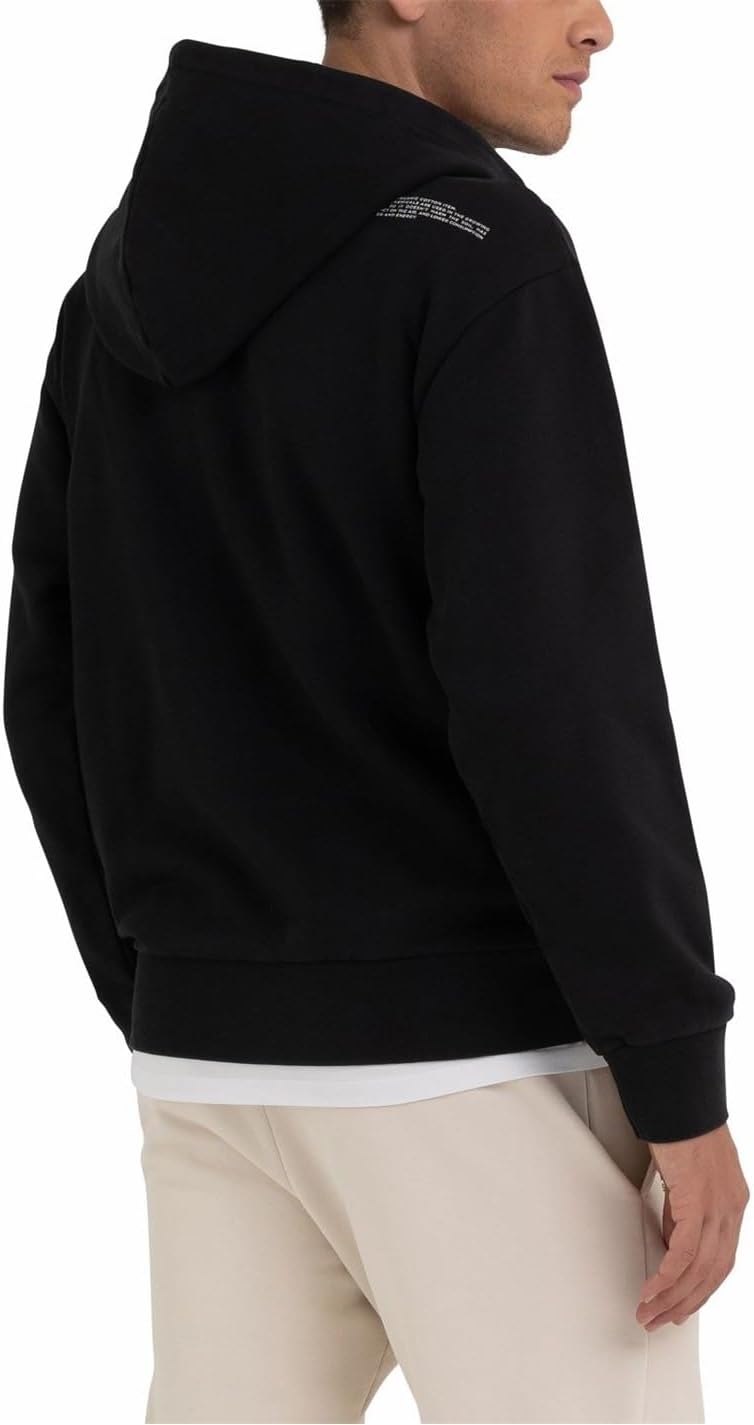 Replay Herren Kapuzenpullover XXL 098 Black, XXL 098 Black