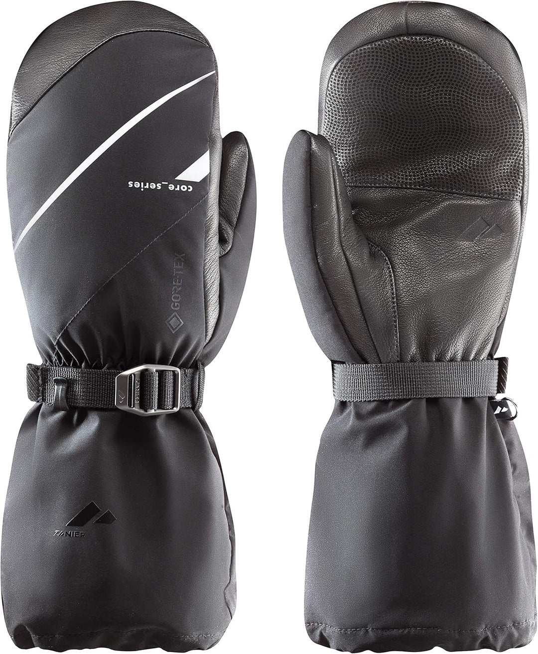 Zanier-Unisex-Fäustlinge-70° NORTH MITTEN 8.5 Schwarz, Weiss, 8.5 Schwarz, Weiss