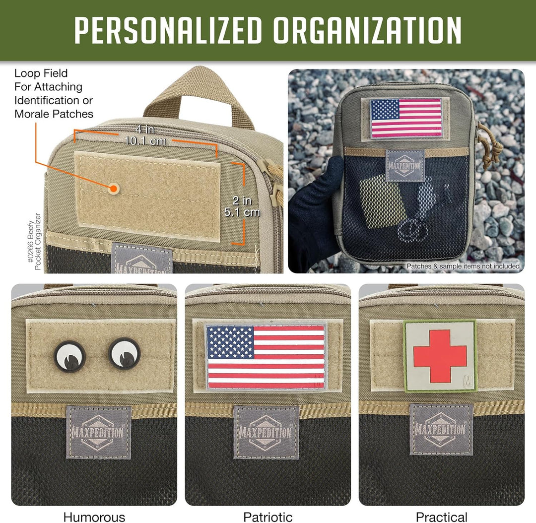 Maxpedition Beefy Pocket Organizer Tasche Einheitsgrösse Khaki, Einheitsgrösse Khaki