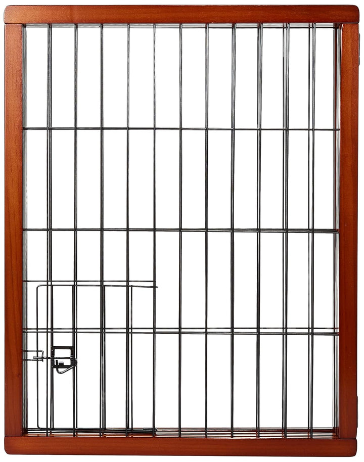 Carlson Pet Products Design Paw Haustiergitter aus Holz, extra hoch, 157 cm, 3 Paneele, Braun