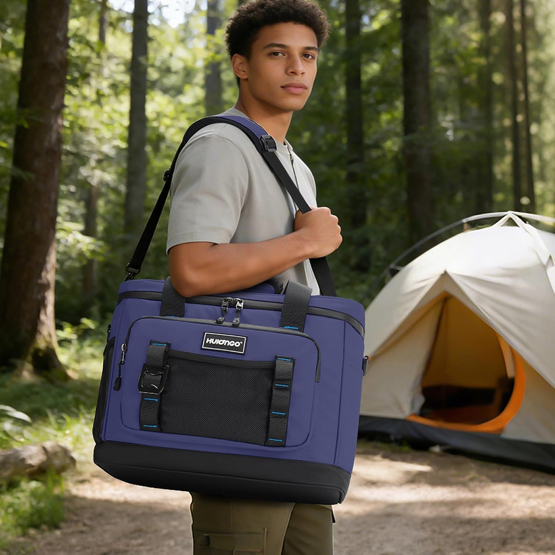 Hulongo Kühltasche, 30 L grosse isolierte Kühltasche, wasserdichte Thermotasche für Picknicks, ausla