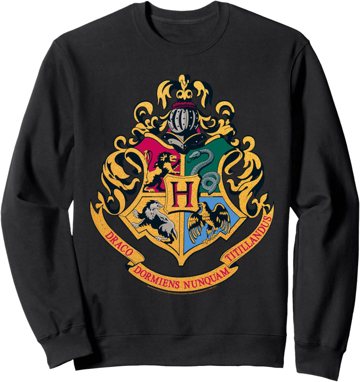 Harry Potter Hogwarts Crest Gold Sweatshirt