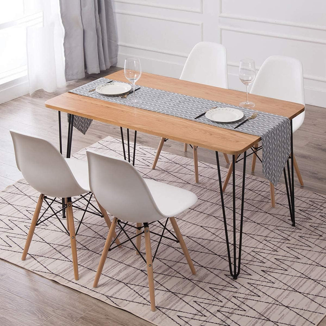 Einfeben 4X Haarnadel Tischbeine, Hochleistung Robuste Möbelfüsse Tischgestell Hairpin Legs, Länge 7