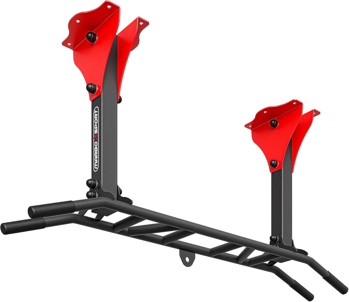 Marbo Sport multifunktionelle Klimmzugstange zur Wand- und Deckenmontage mit Boxsackhalterung