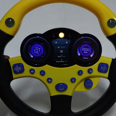Lenkrad Spielzeug Beifahrer Auto Spielzeug mit Musik und Licht Kind Kinder fahren Lernspielzeug Musi