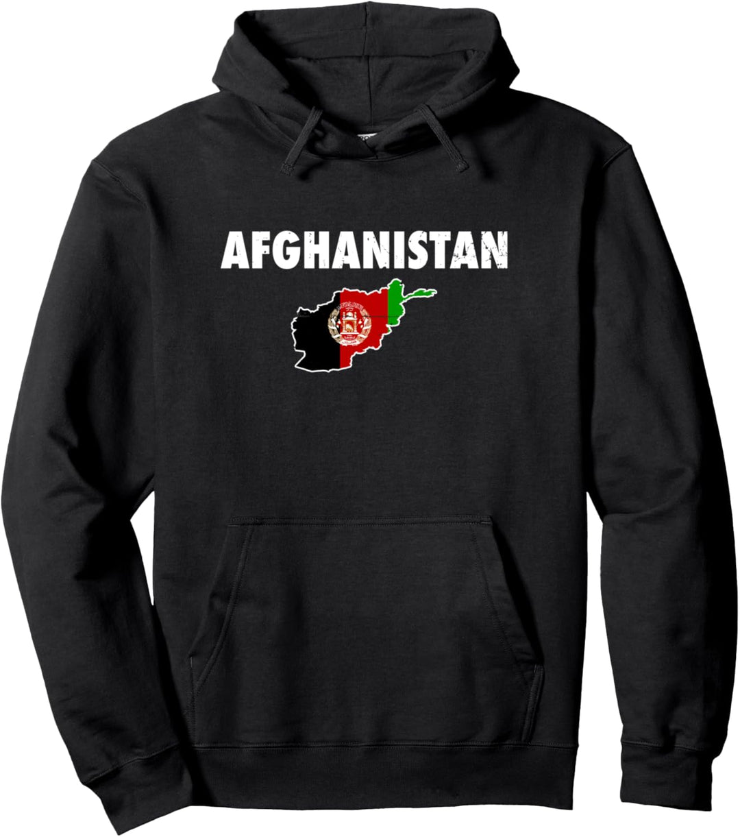 Afghanistan Karte Afghanische Flagge Afghane Pullover Hoodie