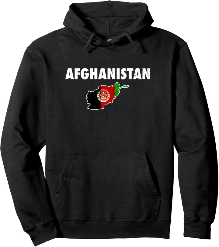 Afghanistan Karte Afghanische Flagge Afghane Pullover Hoodie