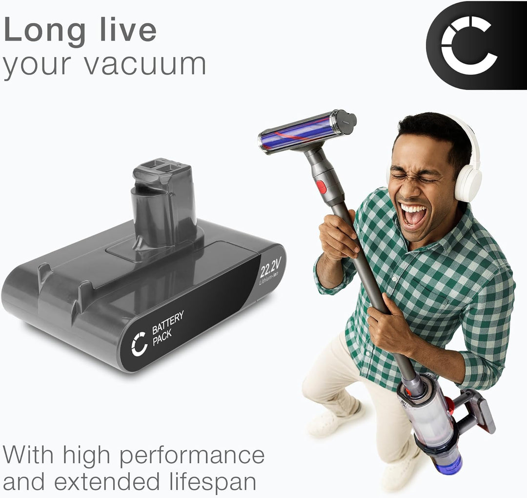 CELLONIC 1x Akku für Staubsauger Kompatibel mit Dyson DC31 Animal, DC44, DC35, 917083-05 - (1500mAh,
