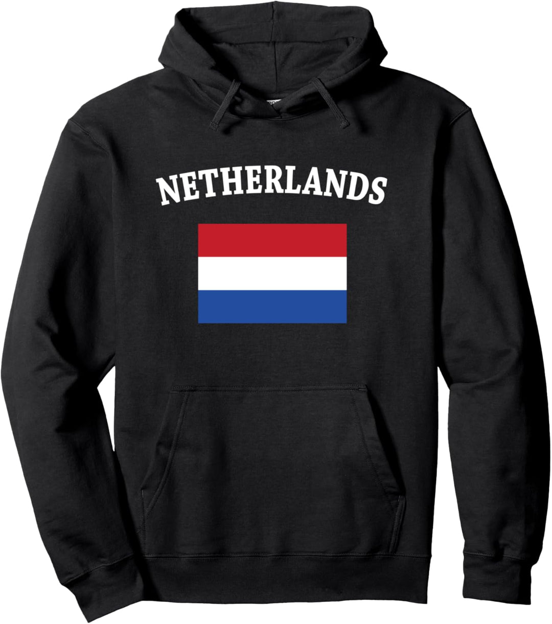 Flagge der Niederlande Niederländische Flagge Pullover Hoodie
