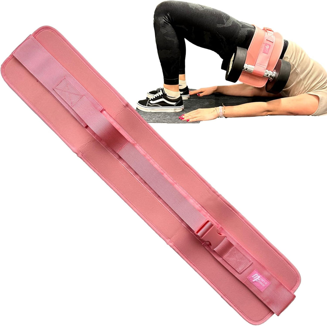 Hip Thrust Gürtel, Gewichtslastgürtel für das Anbringen von Hanteln für Hüftübungen, Glute Bridge, P