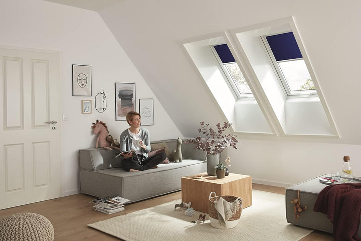 Original Roto Rollo Exclusiv ZRE für Roto Dachfenster Tageslichtrollo Führungsschiene Silber Für Rot