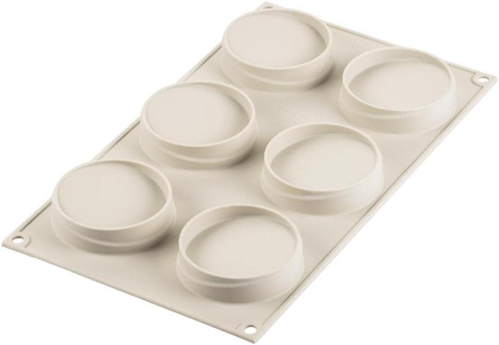 Silikomart Backform für Mini-Kuchen, Glam, 6 Stück