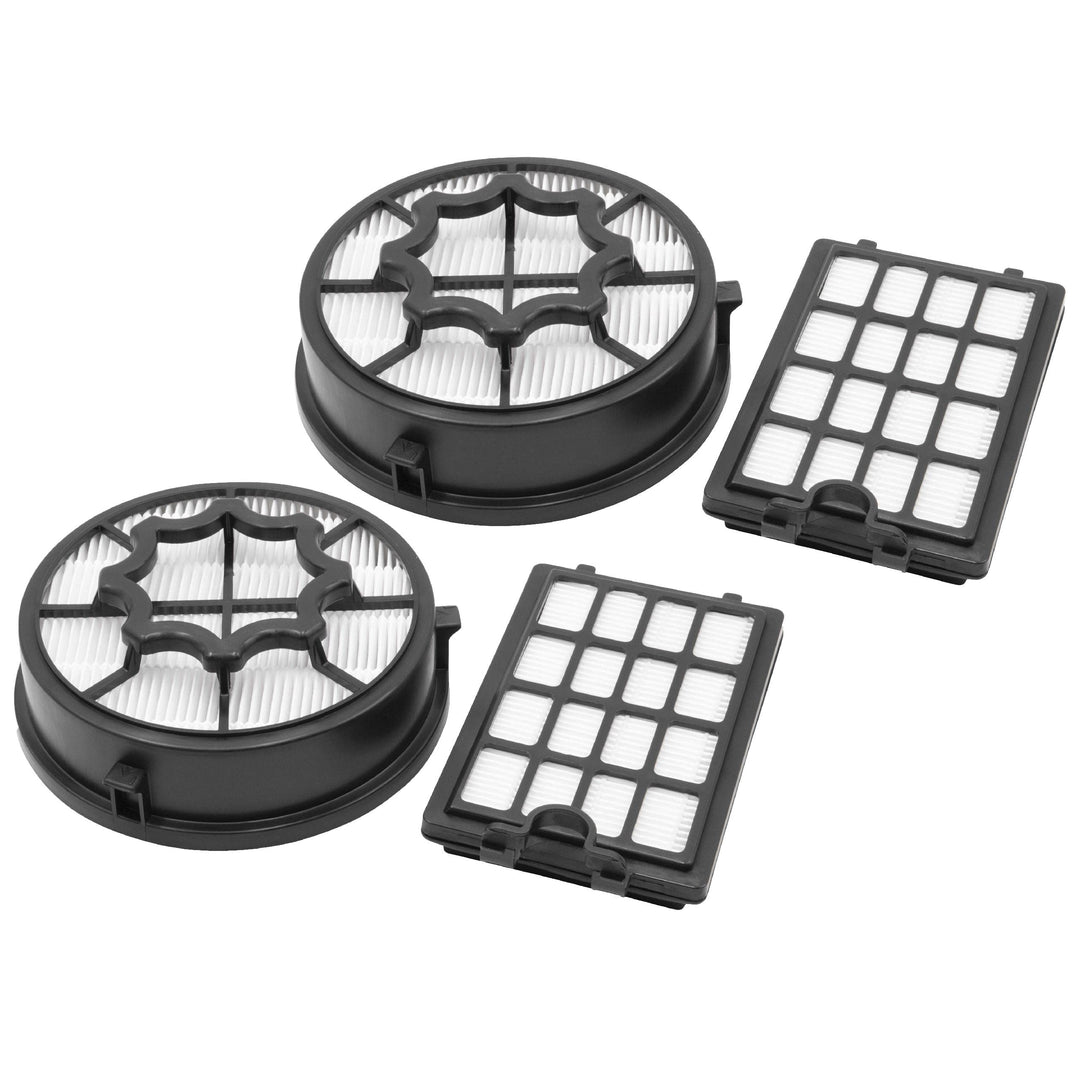 vhbw 2X Abluft-Filter, 2X HEPA-Filter, 2X Vormotor-Filter Ersatz für AEG EF112B, AEF 112, 9001680249